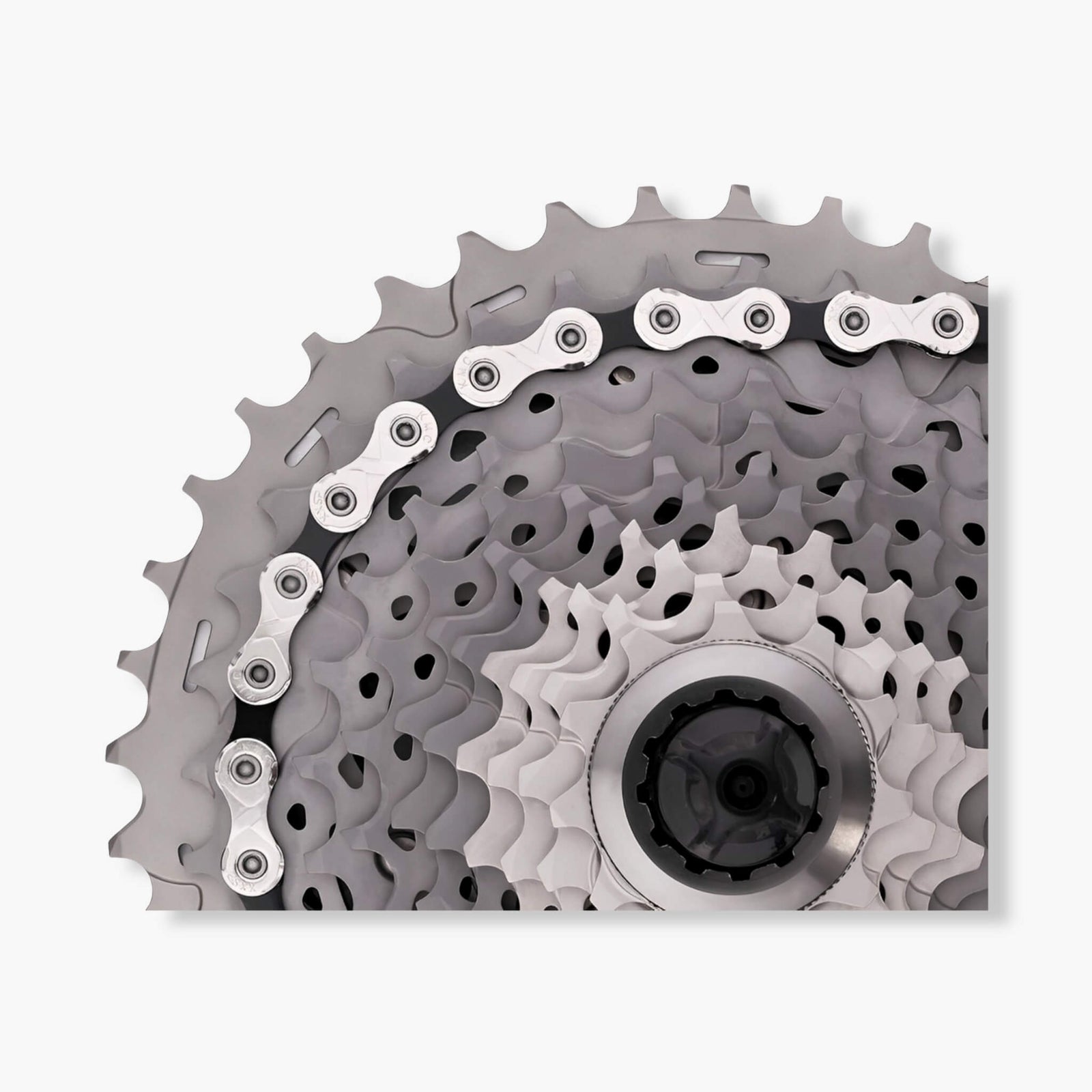 KMC X11-93 Sølv/Sort sykkelkjede 11-delt, 114 lenker, 257 gram - ebiketech