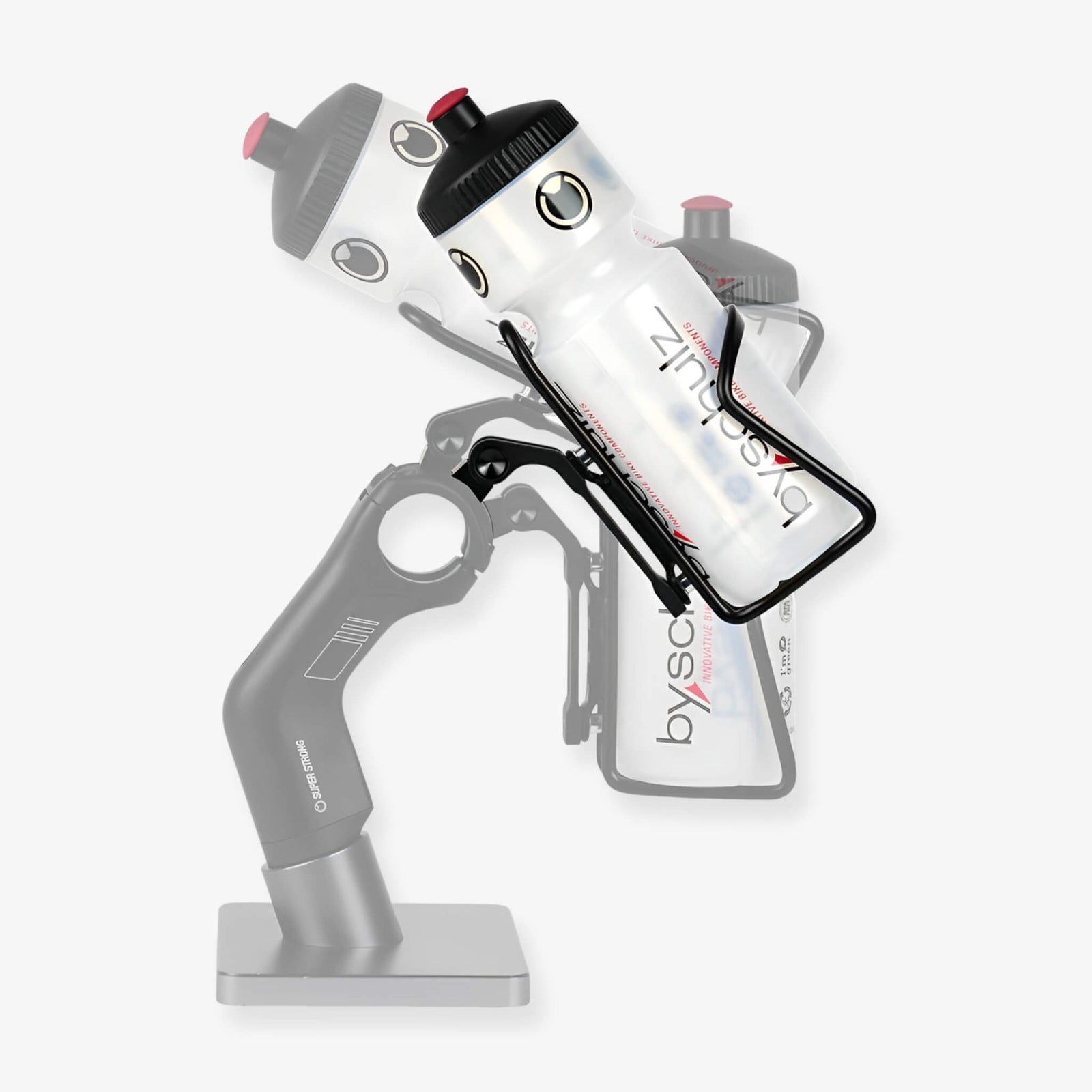 SDS Flaskeholder Sett komplett med flaskeholder og Bio - flaske - ebiketech