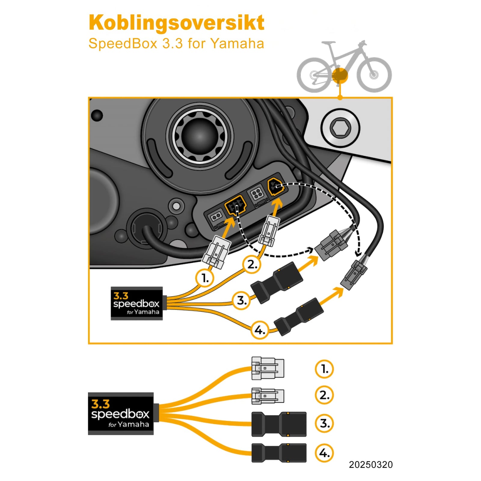 SpeedBox 3.3 for Yamaha (PW - X3, PW - S2, PW - XM) - ELSYKKEL - TRIM! - ebiketech