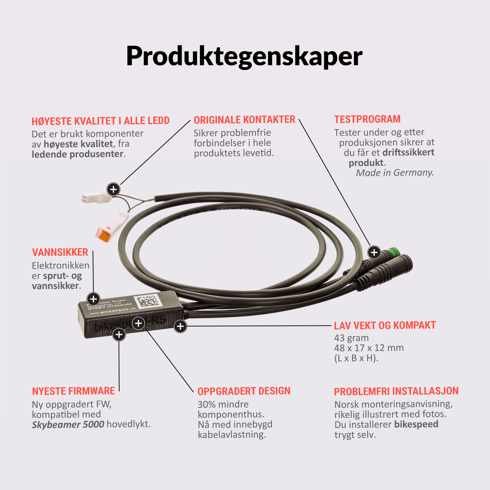 bikespeed-RS for Haibike FLYON med TQ motor (2019-2021) - ebiketechnology