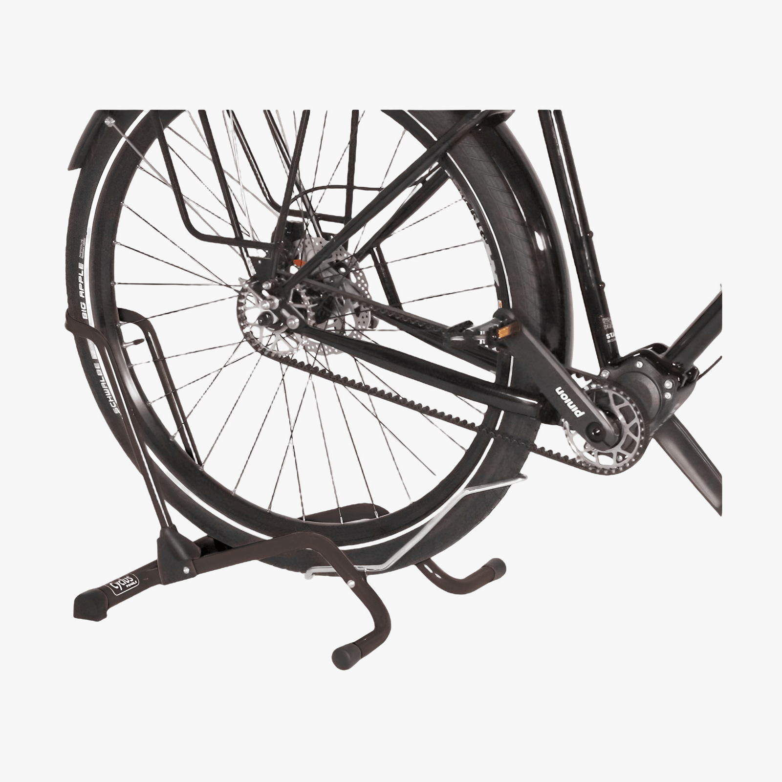 Cyclus Tools Sykkelstativ | For forhjul og bakhul 26 "-29" | svart - ebiketech