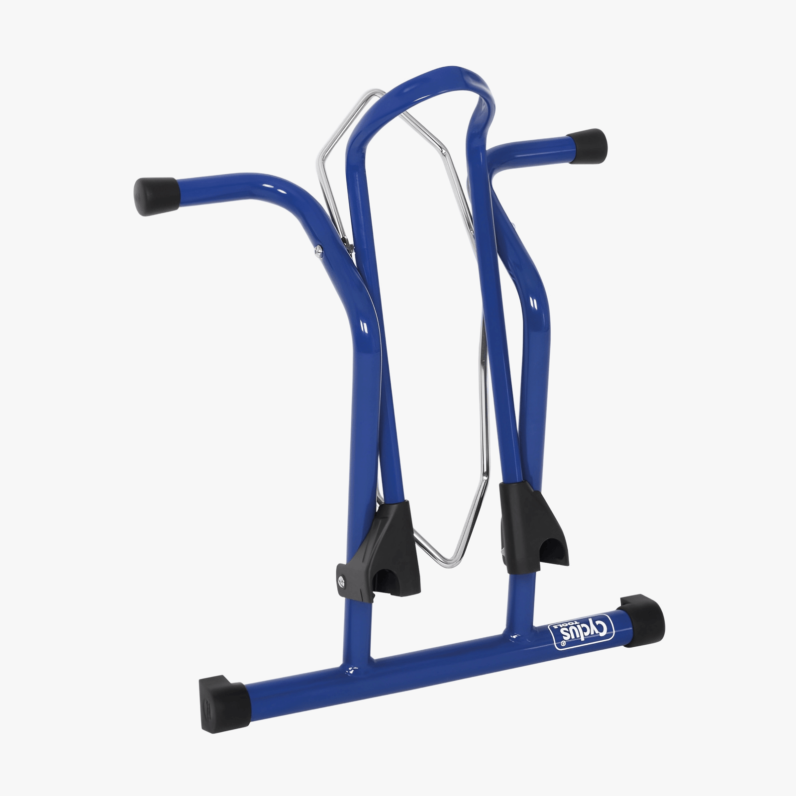 CYCLUS TOOLS Sykkelstativ | For front- og bakhjul 26 "-29" | blå - ebiketech