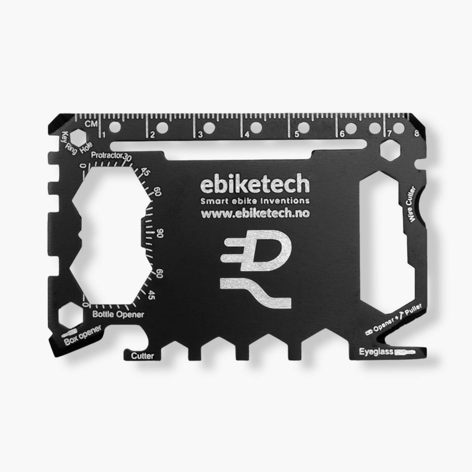 Gratis bonusprodukt - ebiketech universal multiverktøy i kredittkortstørrelse - ebiketech