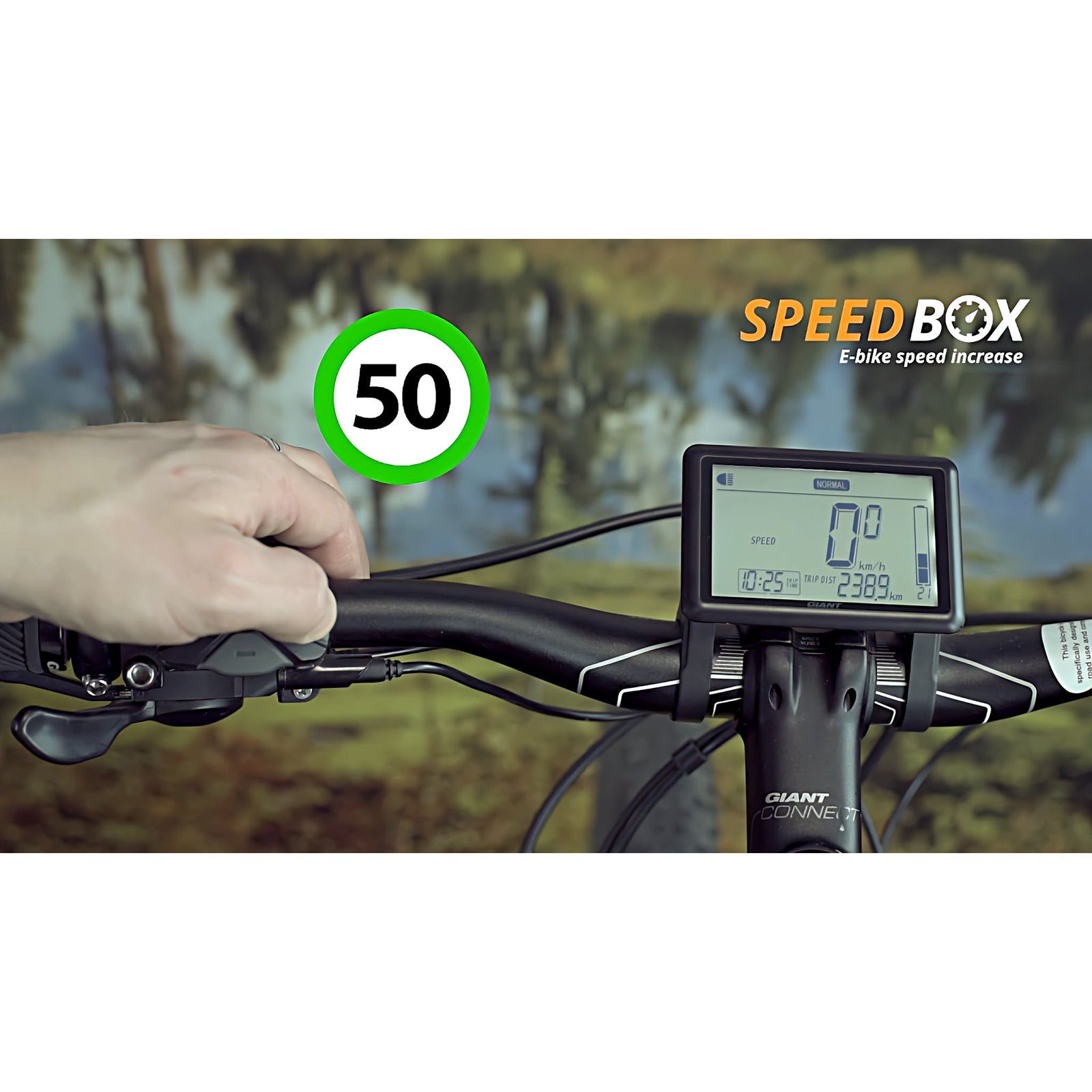 SpeedBox 2.0 for Giant 2015/2016 - innebygd skjult elsykkeltrim som opphever 25 km/t sperren - ebiketechnology