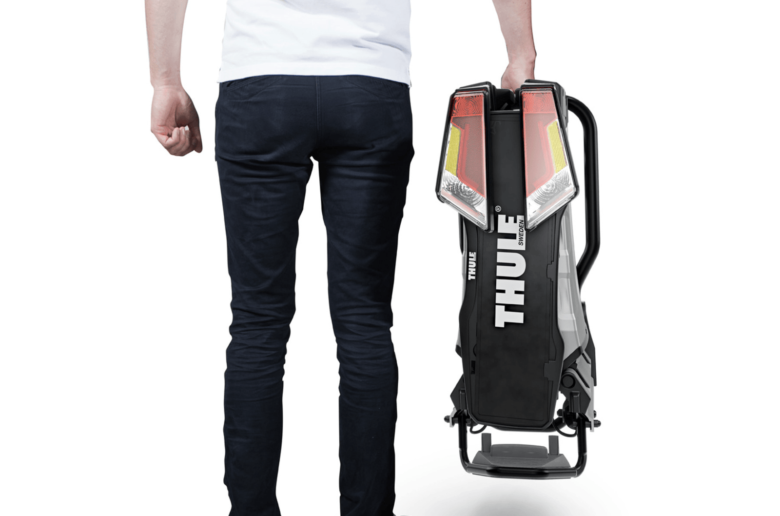 Thule Easyfold XT 2 - Sykkelstativ med tilhengerfeste og plattform til 2 sykler svart/aluminium - ebiketechnology