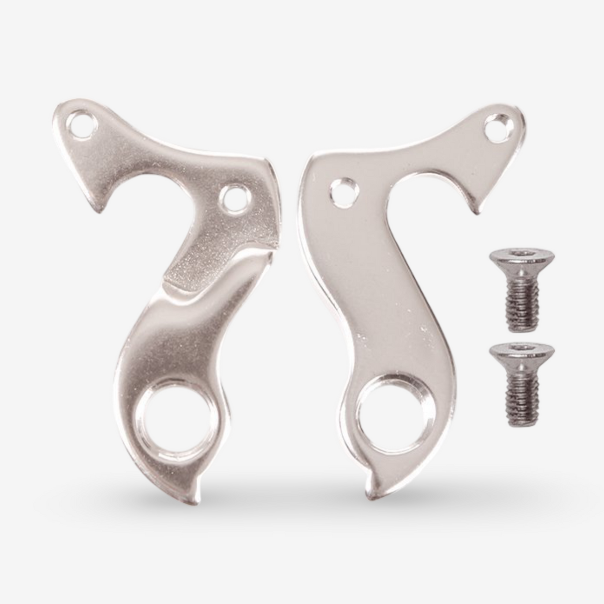 Gear hanger for trekking & MTB frames - alloy cast - mount with 2 screws M5, outside assembling