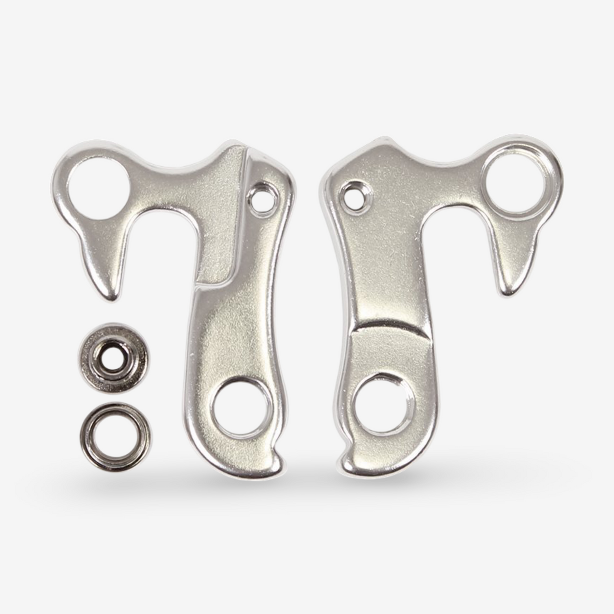 Gear hanger for trekking & MTB frames - alloy cast - mount with one screw/nut, outside assembling