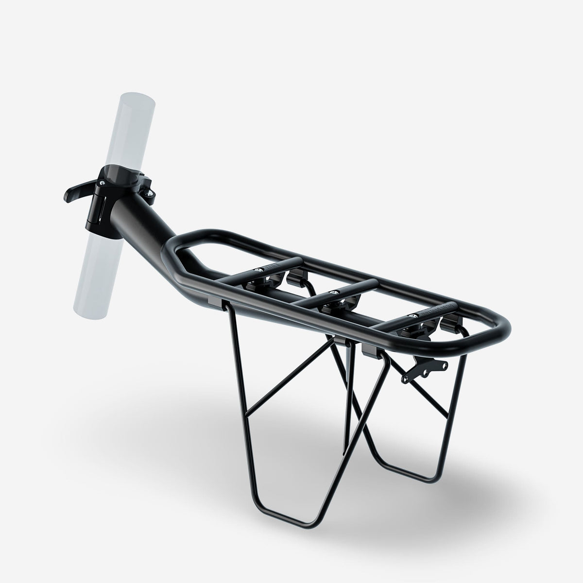 RACKTIME Clipit 2.0 carrier for seat post | rear wheel 24"-29" | black