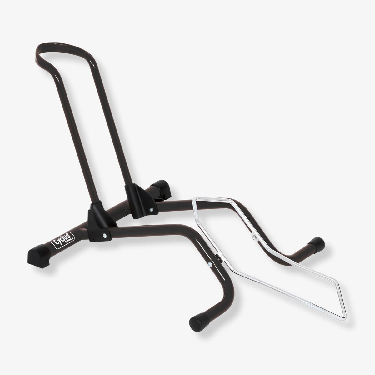 Cyclus Tools Sykkelstativ | For forhjul og bakhul 26 "-29" | svart