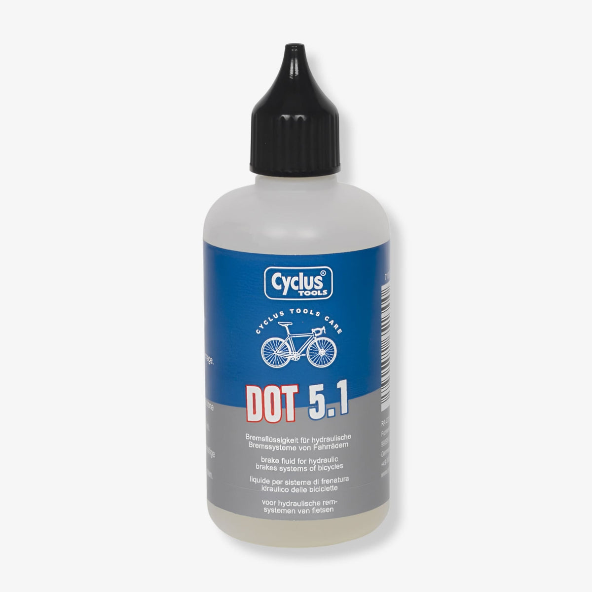 Cyclus Tools Brake Fluid Dot 5.1, 100 ml flaske