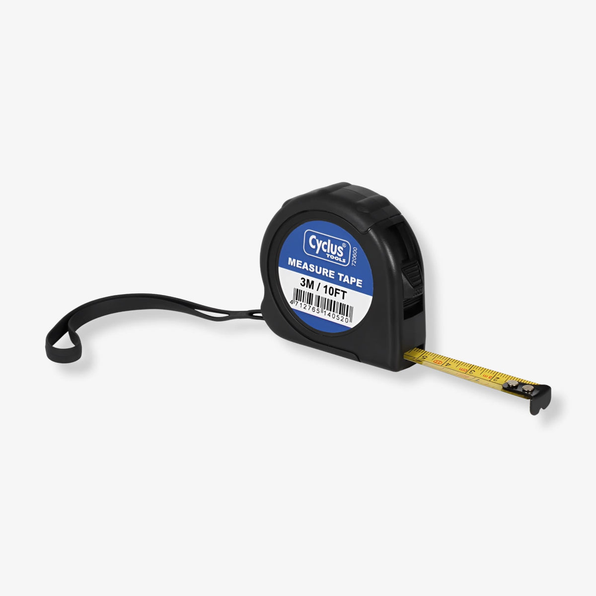 Cyclus Tools målebånd 3,00 m / 10 fot, automatisk inntrekk