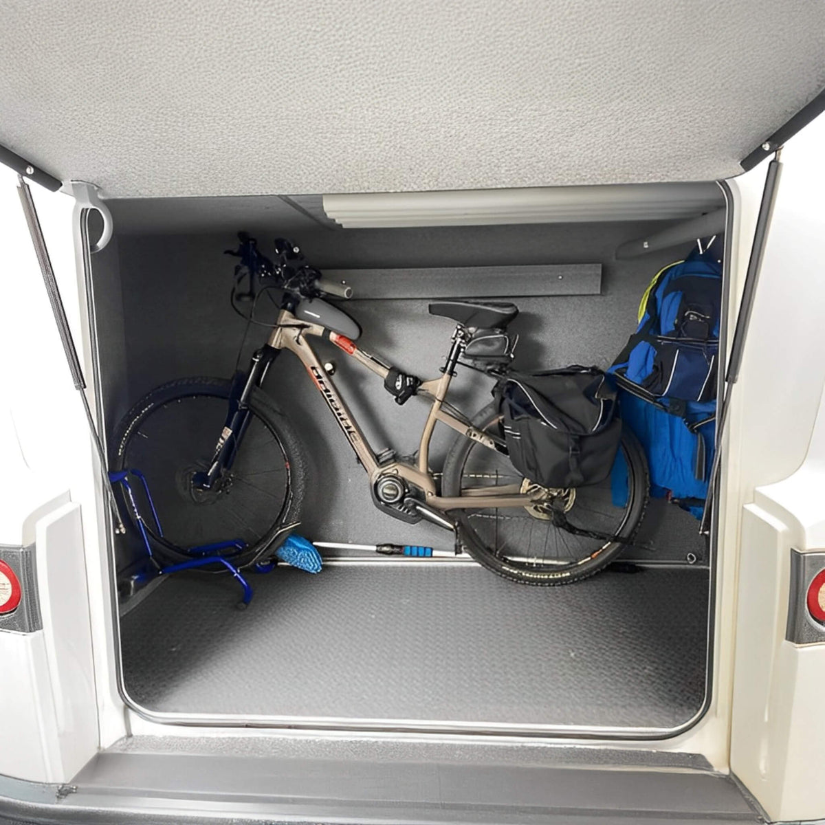 CYCLUS TOOLS Sykkelstativ | For front- og bakhjul 26 "-29" | blå