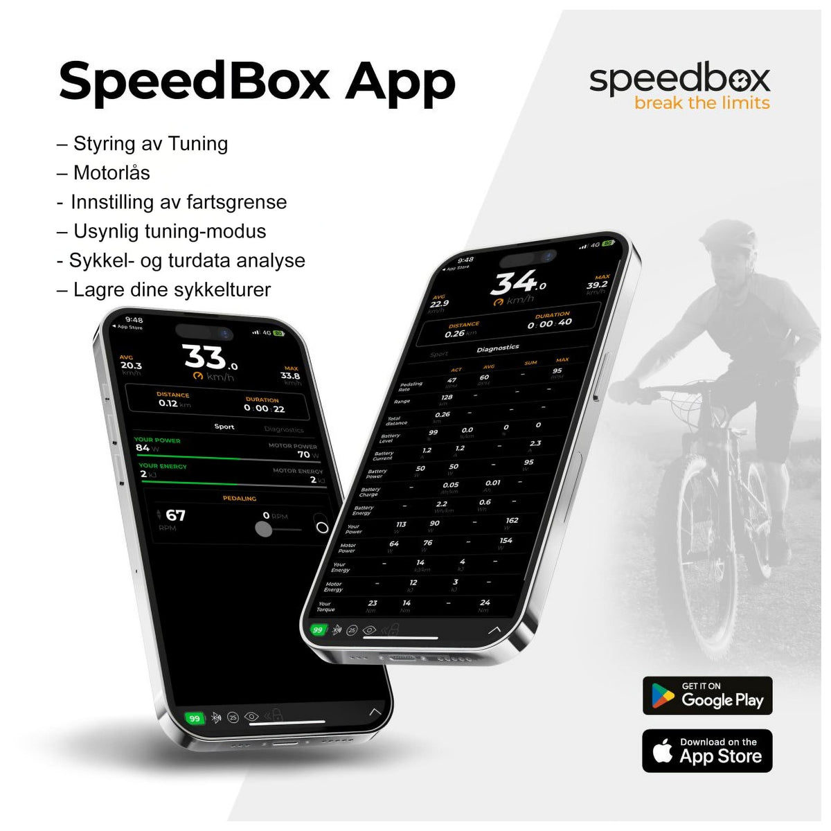 SpeedBox 3.5 B.Tuning for Yamaha (PW-C2) - ELSYKKEL-TRIM - OPPHEVER 25 KM/T SPERREN