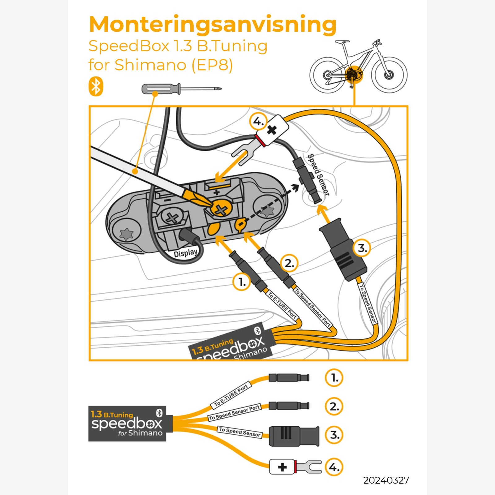 SpeedBox 1.3 B.Tuning for Shimano (EP8 / EP8 RS) - ELSYKKEL-TRIM med App!