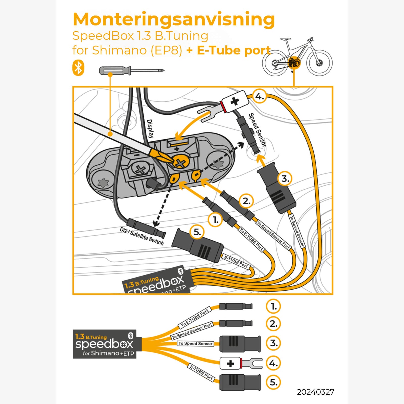 SpeedBox 1.3 B.Tuning for Shimano (EP8 / EP8 RS) - ELSYKKEL-TRIM med App!