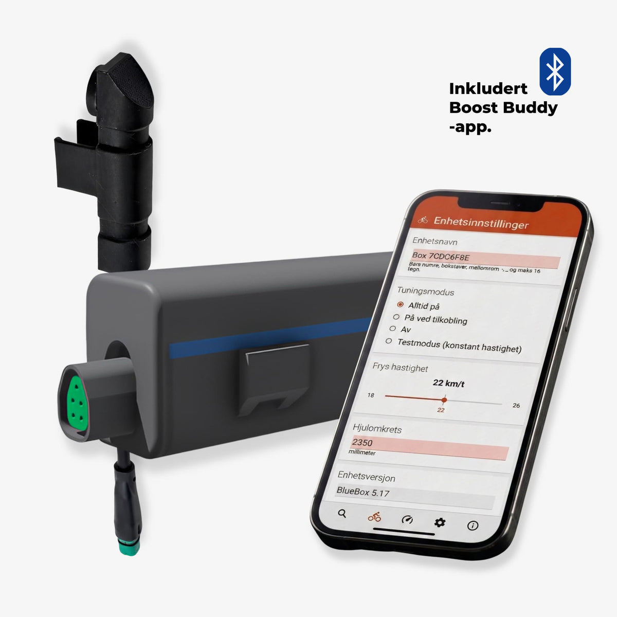 badassBox 5 Bafang sett - tuning for Bafang motorer med Bafang hastighetssensor - ebiketech