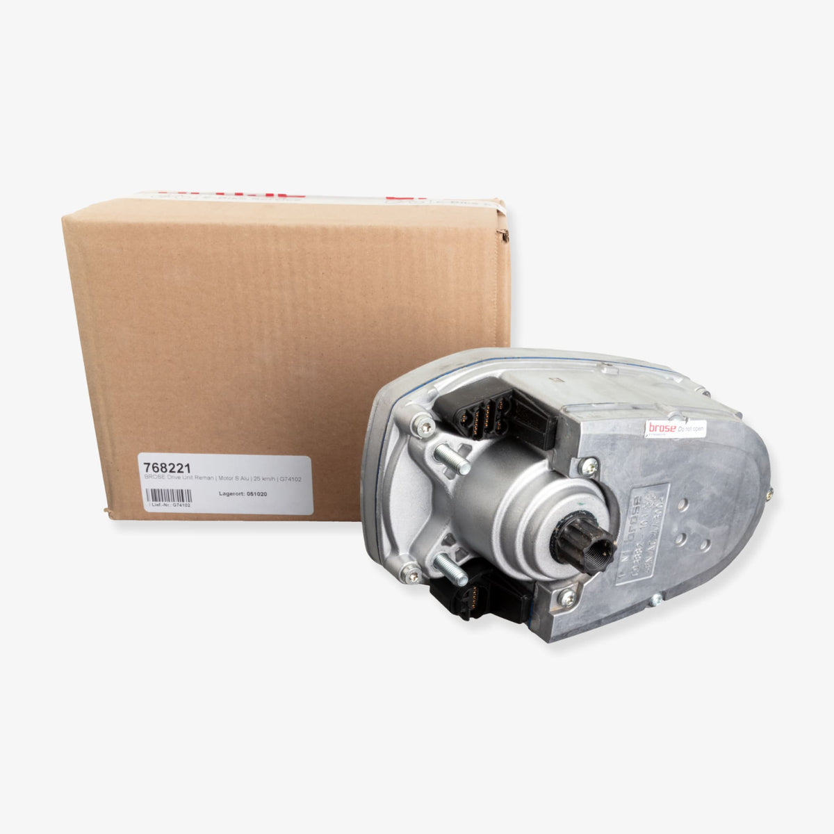 Brose Drive Unit Motor S Alu 25 km/h elsykkelmotor (G74102) - fabrikkoverhalt - ebiketech