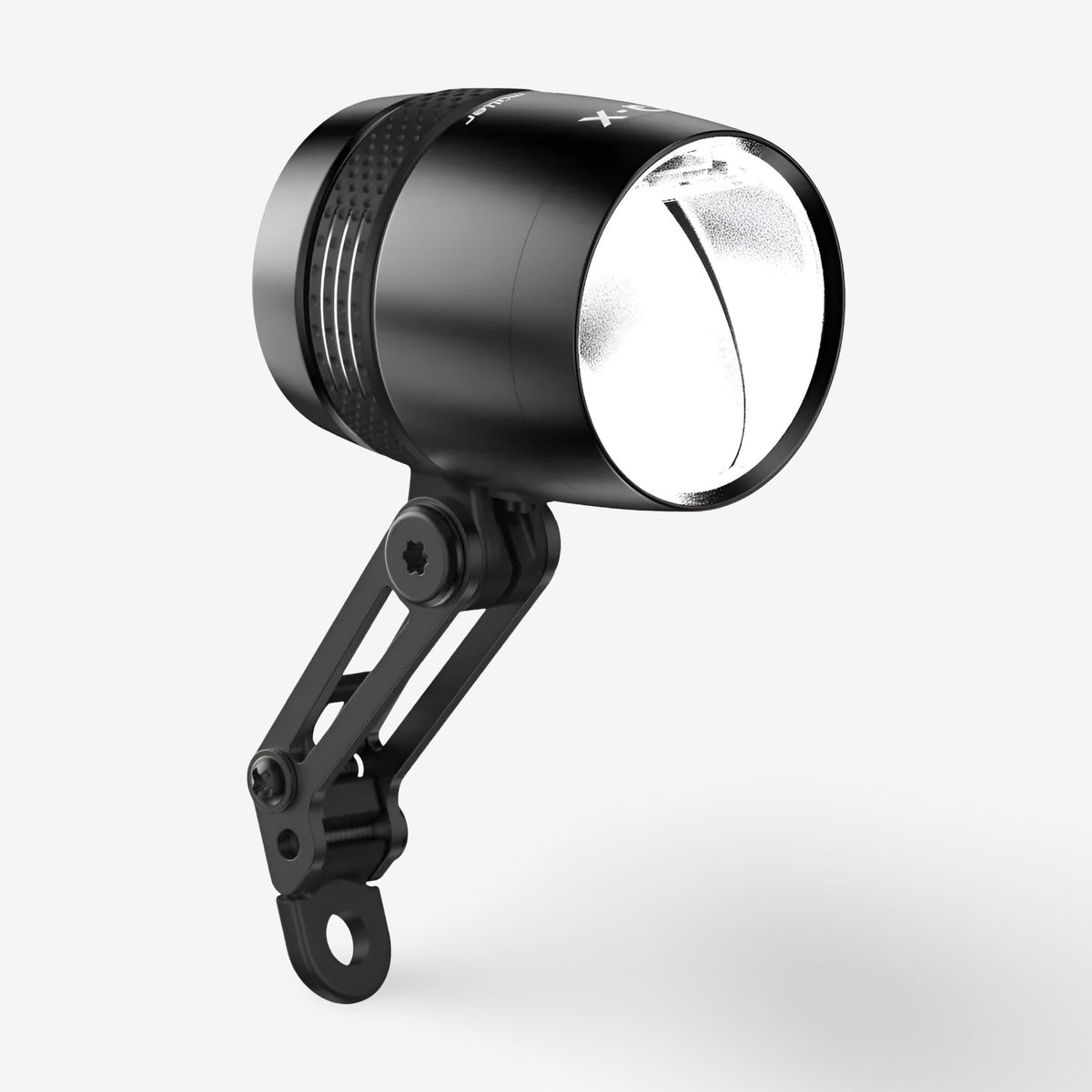 Busch & Müller Lumotec IQ - X LED dynamolykt, 100 lux – sølv, med kjørelys, standlys, nærfeltlys og frontrefleks - ebiketech