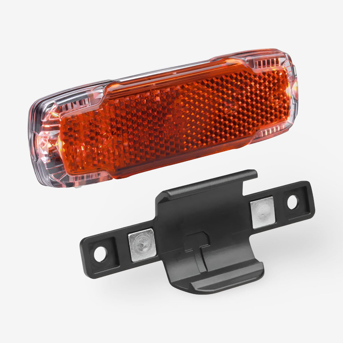 Busch & Müller Toplight 2C Permanent LED baklykt for bagasjebrett – USB - oppladbar, LineTec og integrert Z - refleks - ebiketech