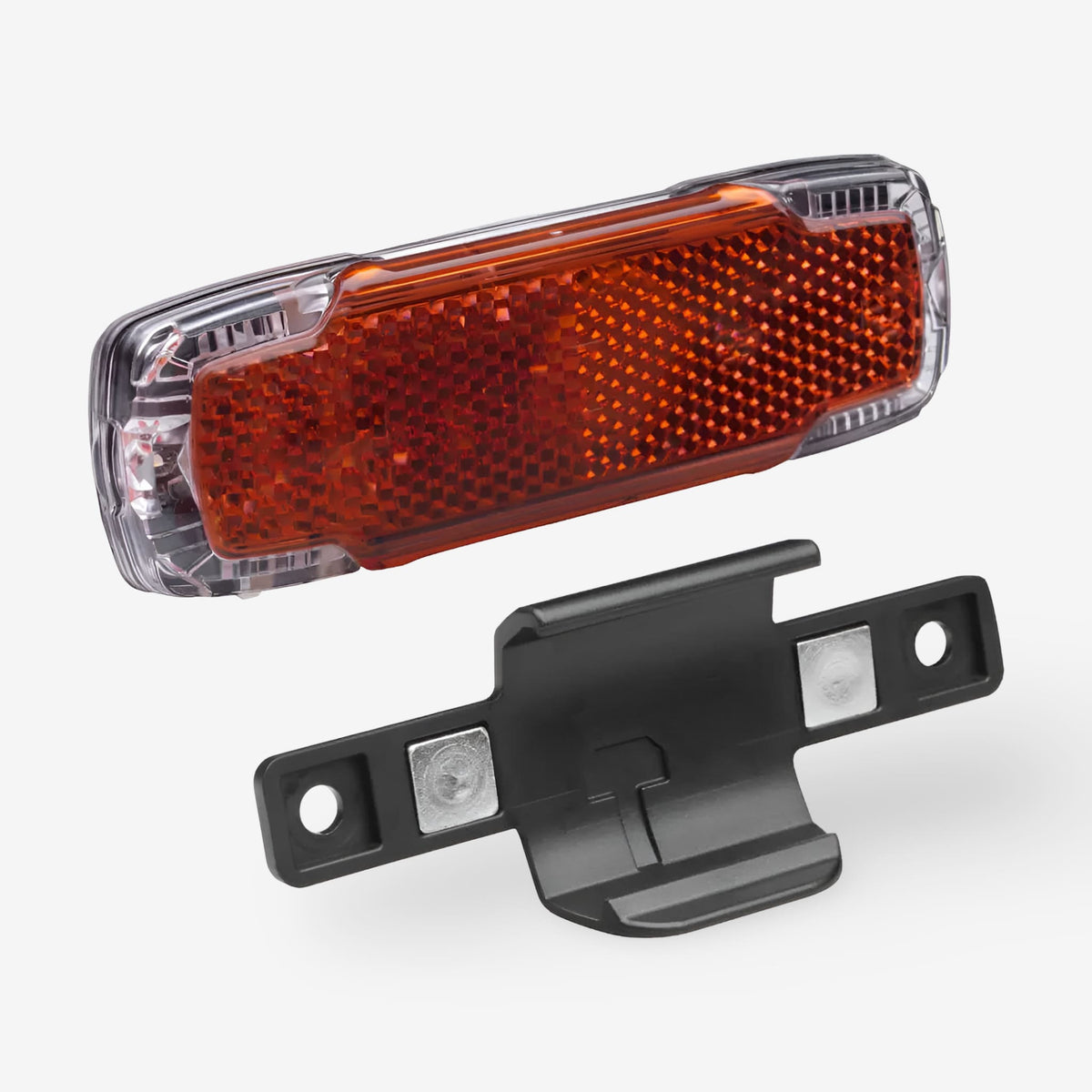 Busch & Müller Toplight 2C Permanent LED baklykt for bagasjebrett – USB - oppladbar, LineTec og integrert Z - refleks - ebiketech