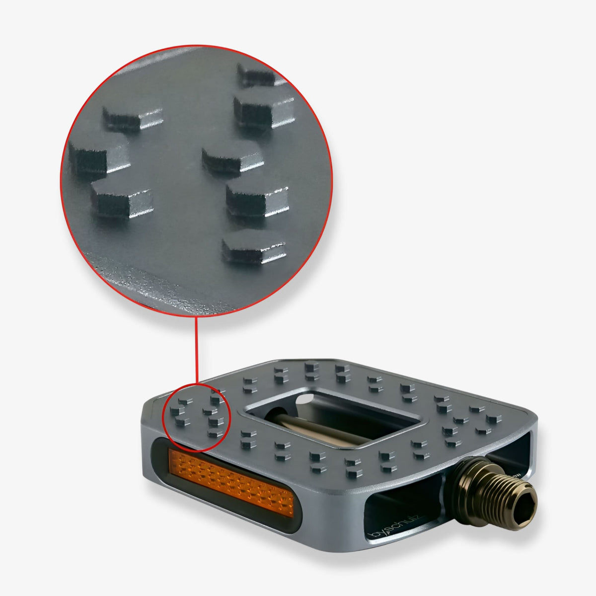 by.Schulz M.2 View CNC M - Line Pedalsett for sykkel og elsykkel - Gull - ebiketech