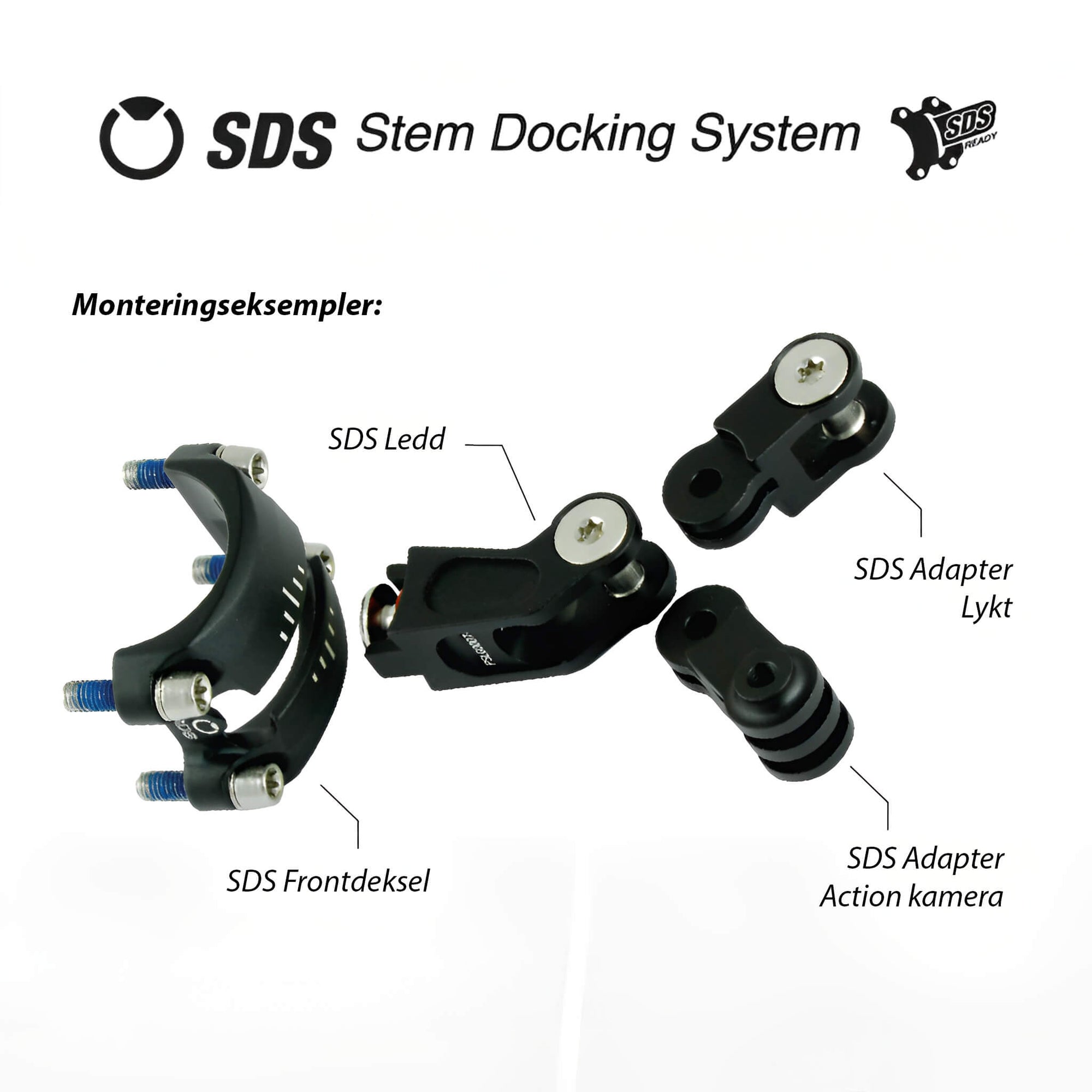 by.schulz SDS Adapter 10 M5 - komponent for montering av ekstrautstyr og alle SDS Adaptere - ebiketech