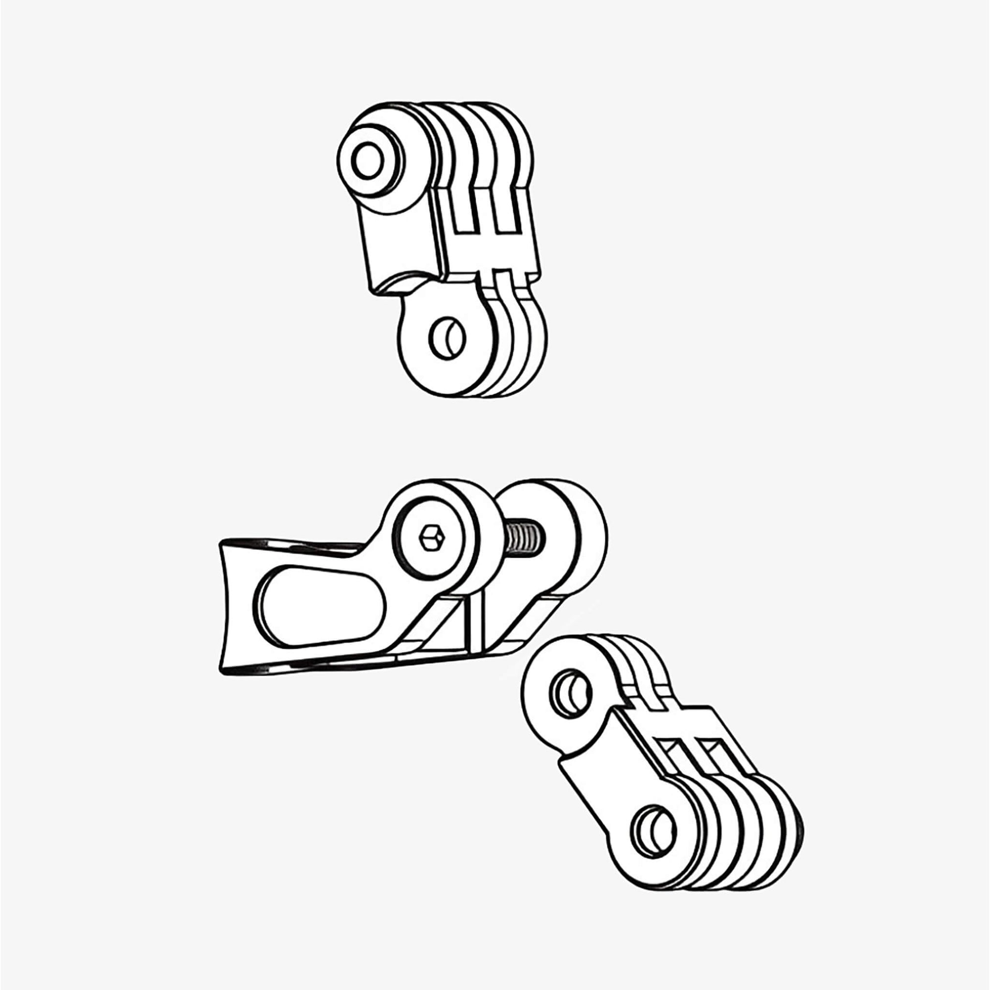 by.schulz SDS Adapter Sett Cam - Cam - komponent for montering av ekstrautstyr - kompatibelt med SDS systemet - ebiketech