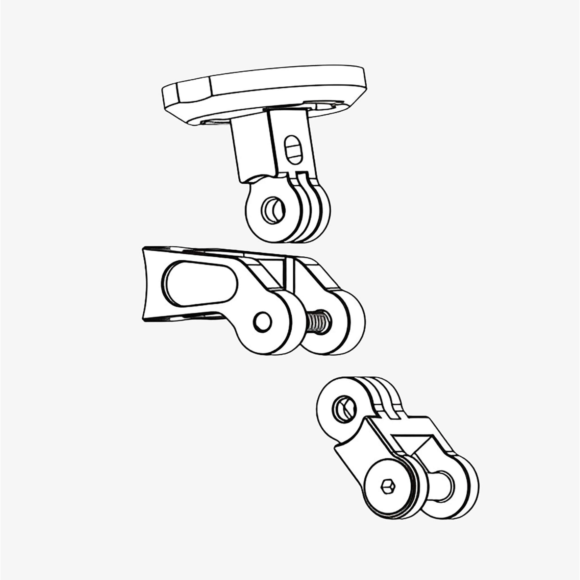 by.schulz SDS Adapter Sett GPS - 10 B6 - komponent for montering av ekstrautstyr - kompatibelt med SDS systemet - ebiketech