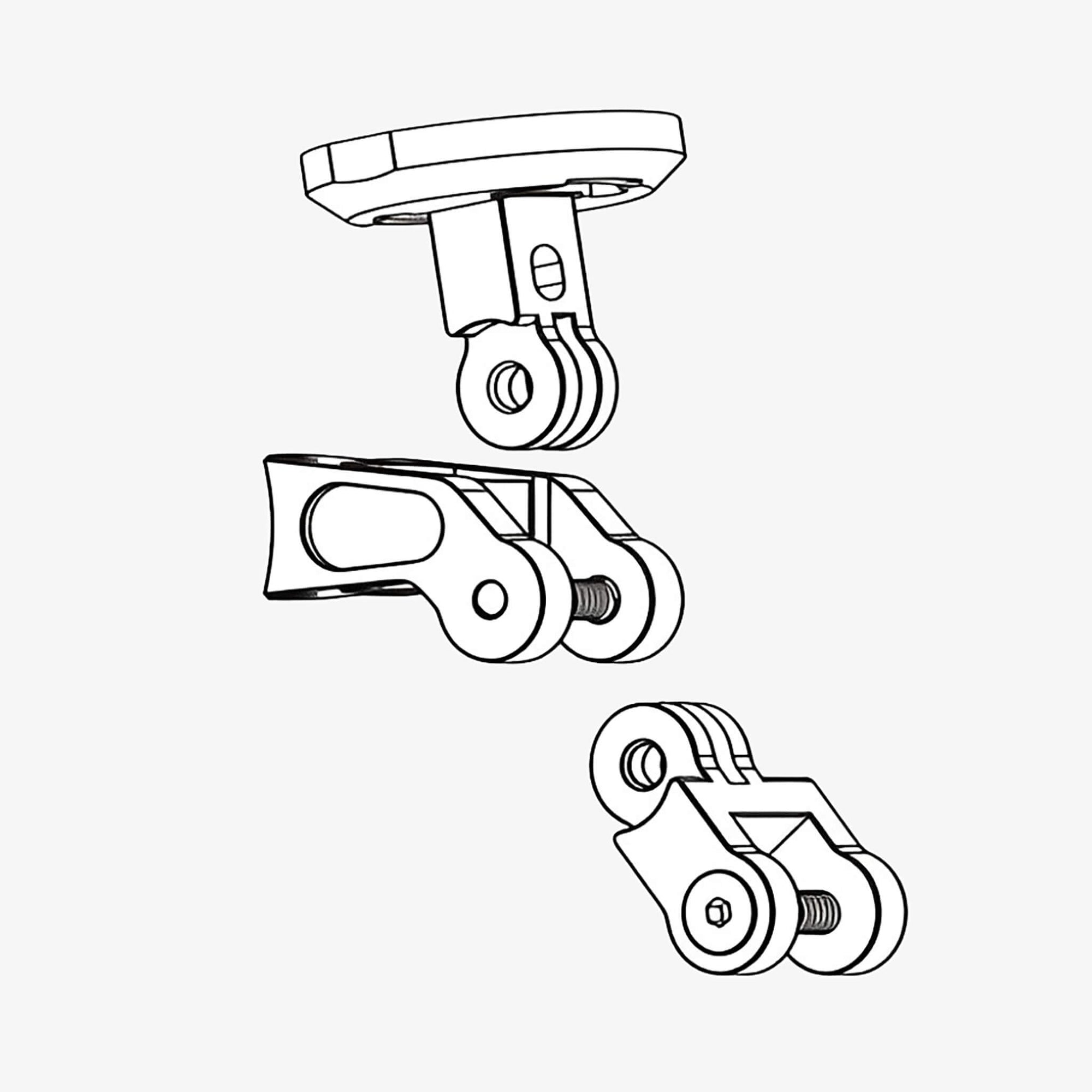 by.schulz SDS Adapter Sett GPS - 10 M5 - komponent for montering av ekstrautstyr - kompatibelt med SDS systemet - ebiketech