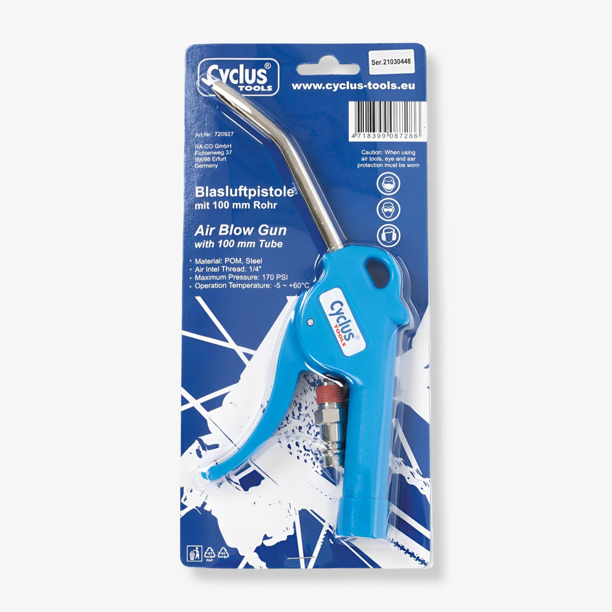 Cyclus Tools Air Blow Gun med 100 mm rør - ebiketech