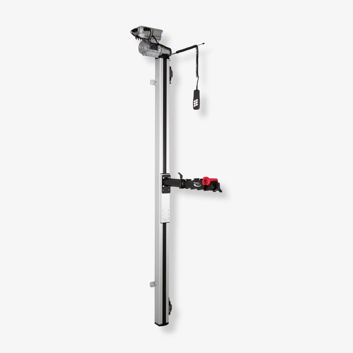 Cyclus Tools Bikelift GDGT90 Reparasjonsstativ for veggmontering | Høydeposisjon elektrisk justerbar | med klemmer | 1 arbeidsplass - ebiketech