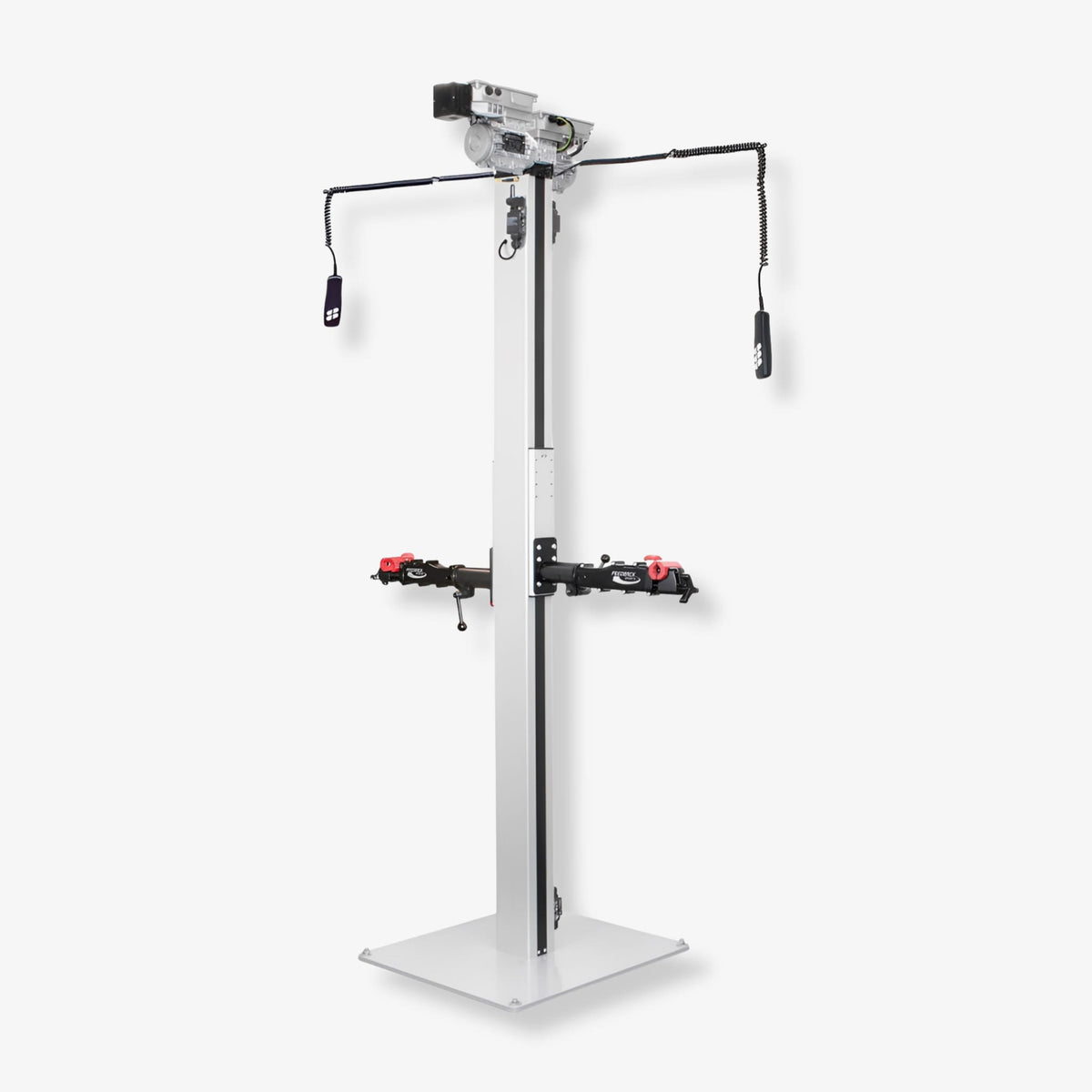 Cyclus Tools Bikelift GDGT90-S0 Reparasjonsstativ | Høydeposisjon elektrisk justerbar | uten klemmer | 2 arbeidsplasser - ebiketech