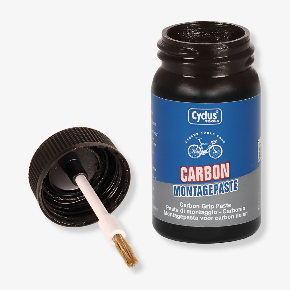 Cyclus Tools Carbon Grip Pasta - 30 G Brush -In Cap Dispenser - ebiketech