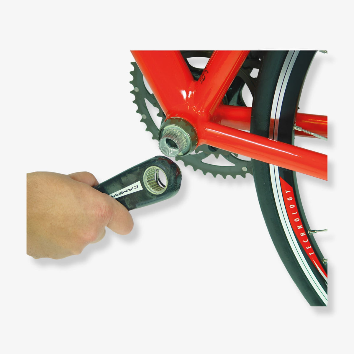 Cyclus Tools Crank Extractor Adapter for Campagnolo Power Torque Carbon Cranks - fungerer bare med Extractor 720249 - ebiketech