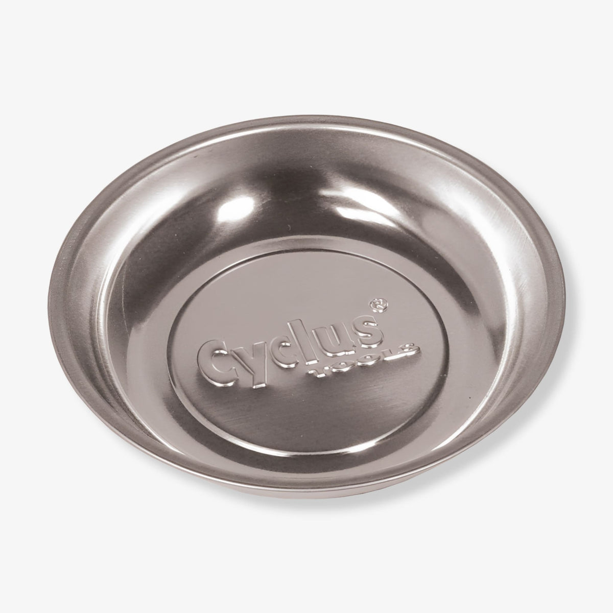 Cyclus Tools Magnetic Dish for små deler, rustfritt stål, runde, 15 cm. - ebiketech