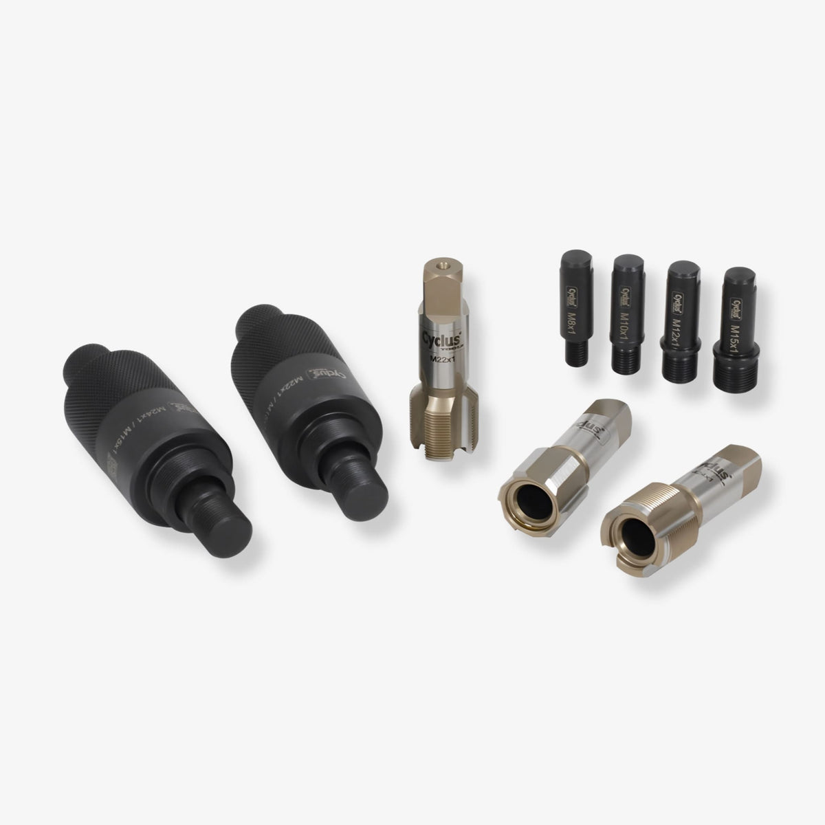 Cyclus Tools Puller og reparasjonssett for veiv | Sveiv med intern tråd m22x1, m24x1 - ebiketech