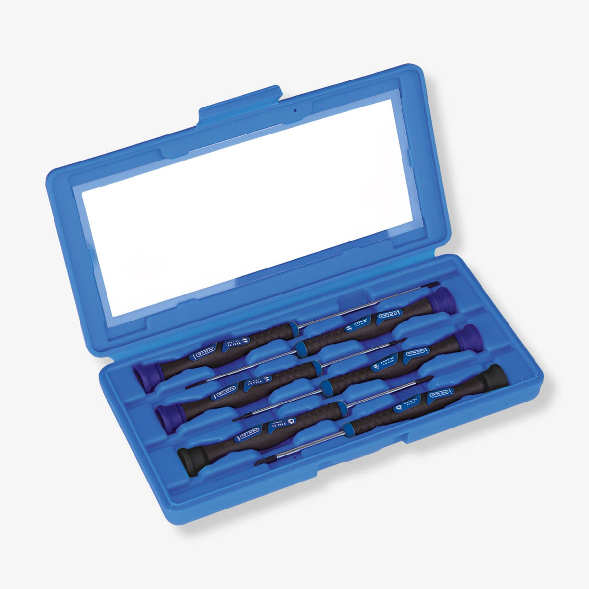 Cyclus Tools Sett med skrutrekkere for presisjonsmekanikk 4 Flat / 2 Phillips i plastboks - ebiketech