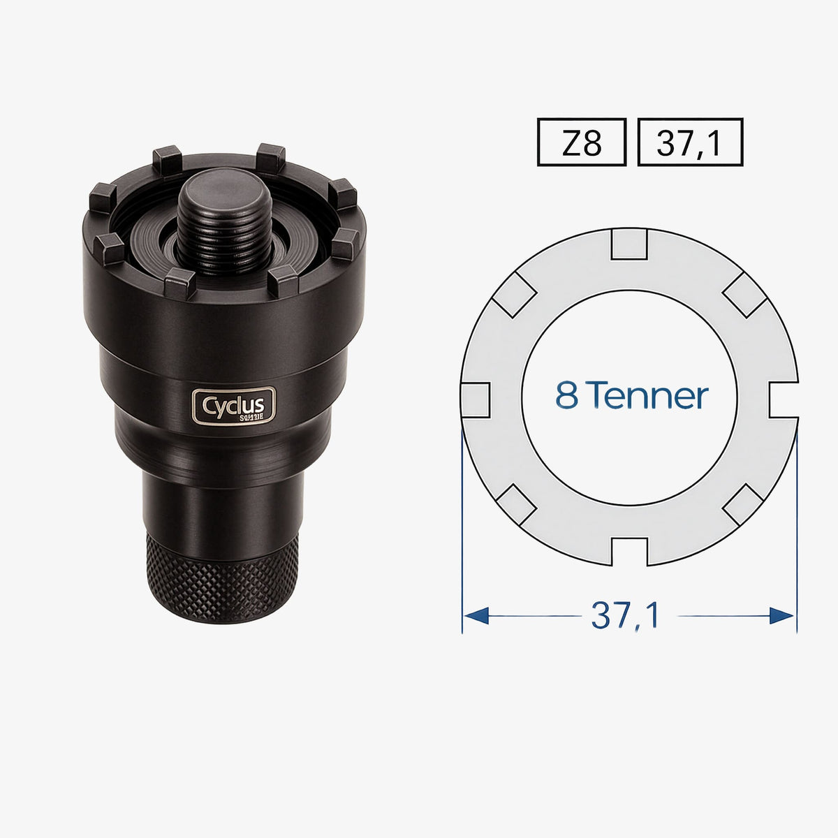 Cyclus Tools snap.in låsemutteravtrekker for Brose elsykkelmotor SN.65 - W (43457) - ebiketech