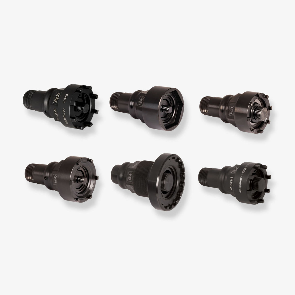 Cyclus Tools snap.in proff verktøysett, 6 deler – demontering av låsering (bl.a. Bosch/Brose/Shimano/Yamaha) - ebiketech