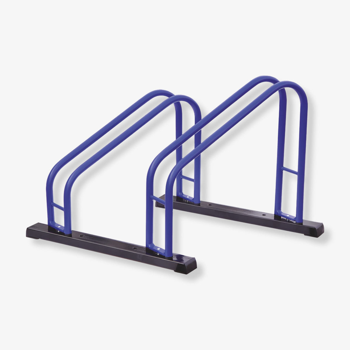 Cyclus Tools Sykkelstativ | Duo | Blå/svart for gulvfeste 370x400x300 eller 360mm (L x B x H) - ebiketech