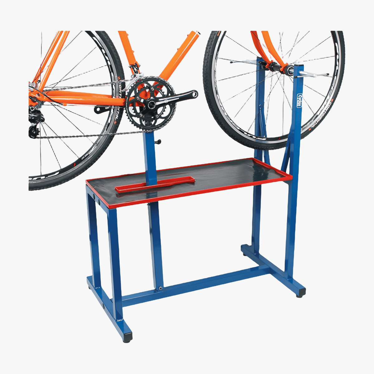 Cyclus Tools Workshop Repair Stand Inkl. Plastakselstøtteadaptere (A, B, C, D) - ebiketech