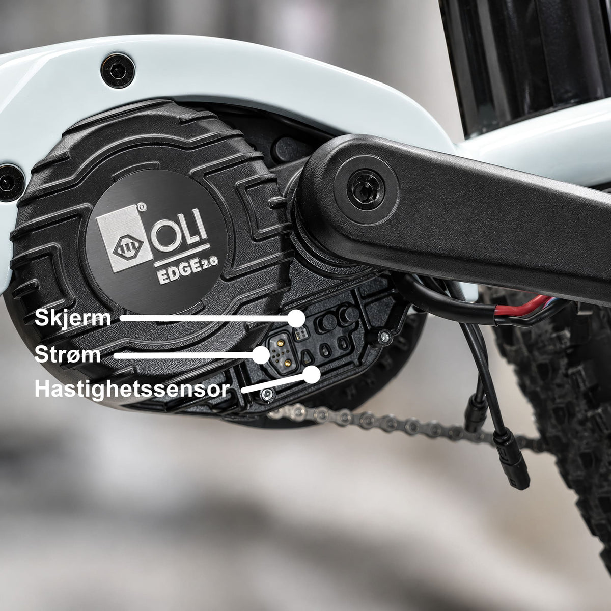 ebiketech 2.1 for OLI EDGE 2.0 og OLI PICO (3 pin kontakt) - opphever hastighetssperren!
