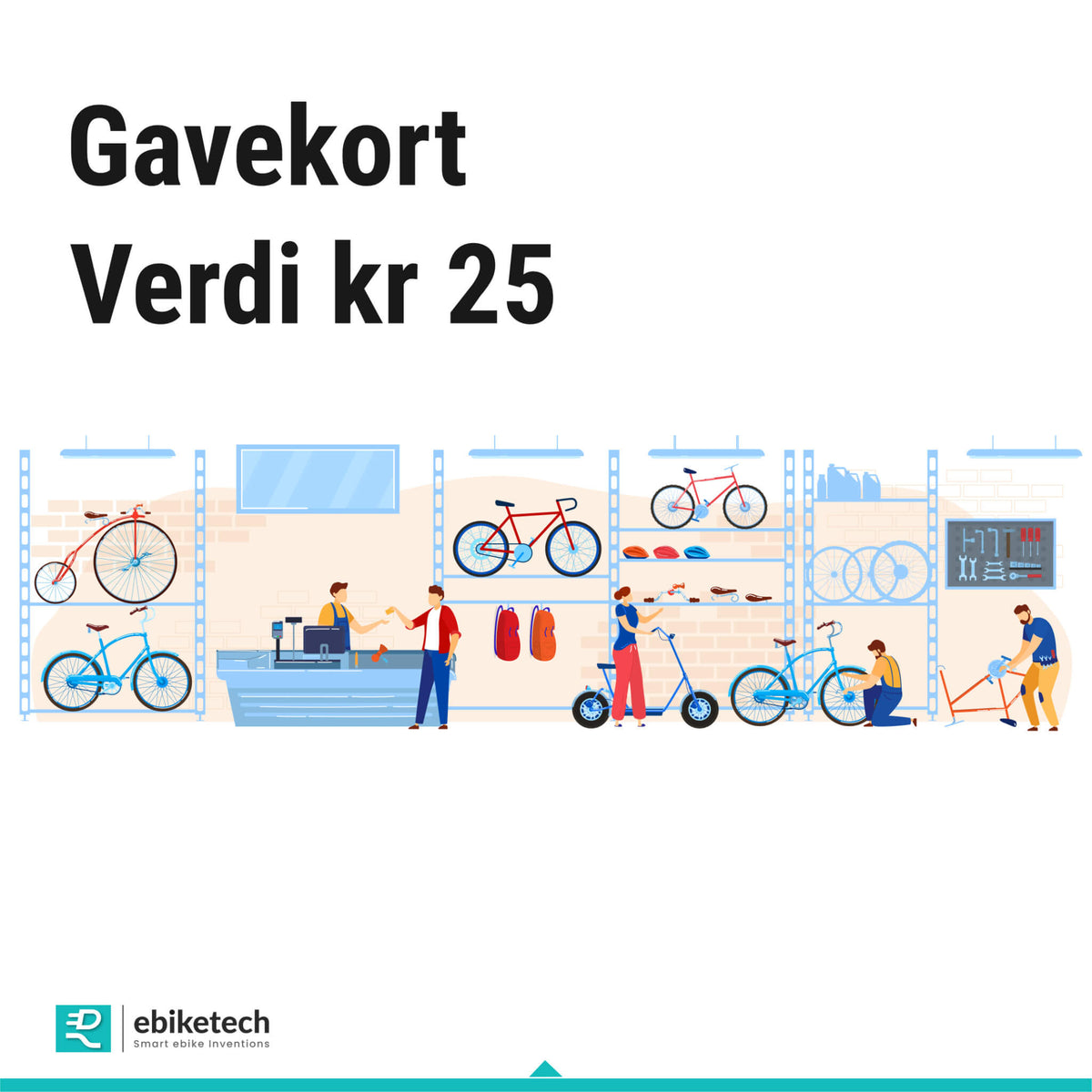 Gavekort fra ebiketech - den perfekte gaveidé - ebiketech