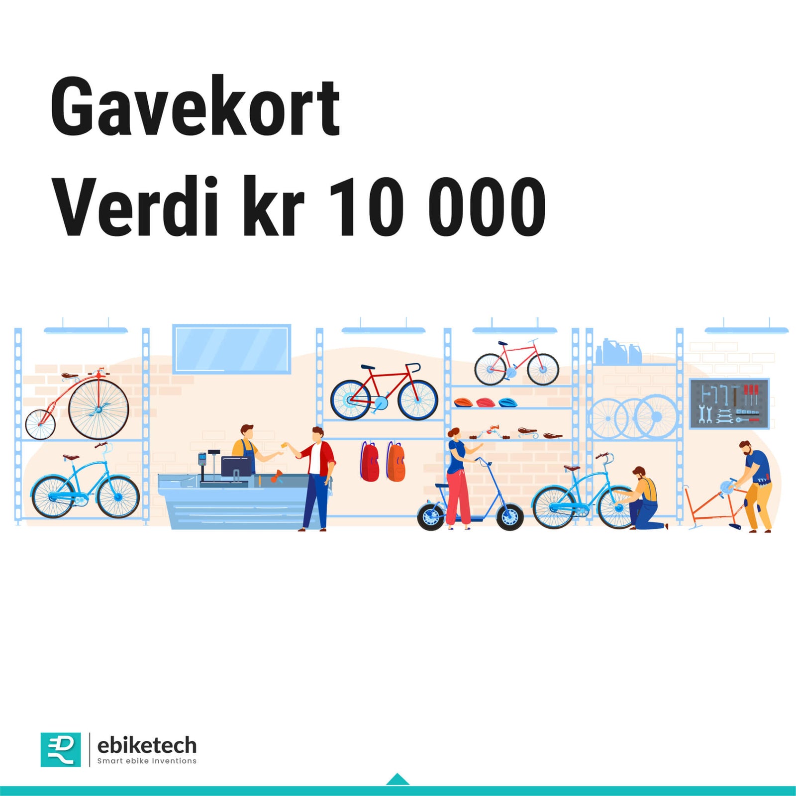 Gavekort fra ebiketech - den perfekte gaveidé - ebiketech
