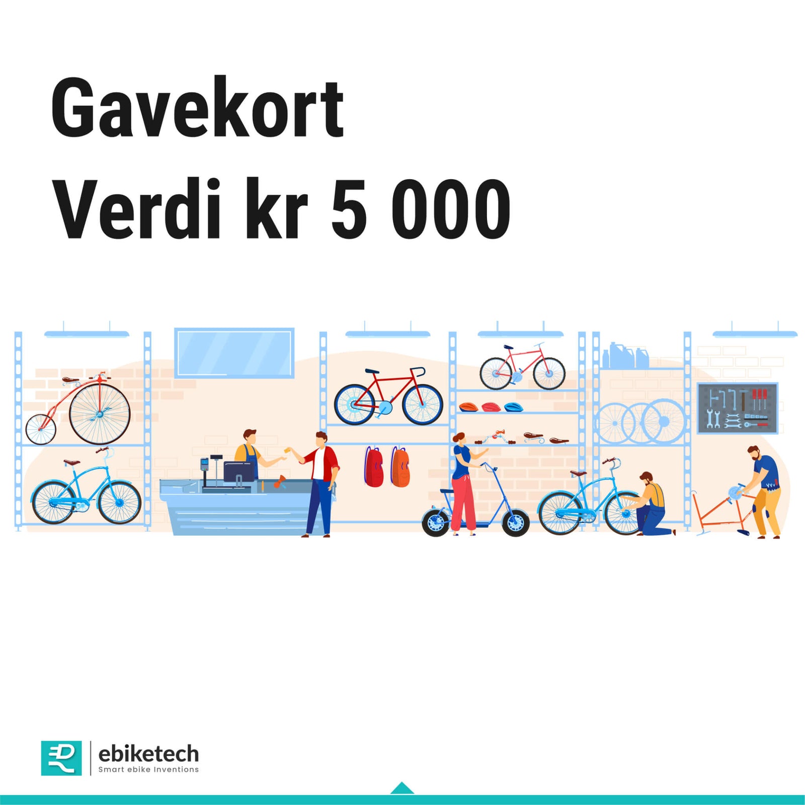 Gavekort fra ebiketech - den perfekte gaveidé - ebiketech