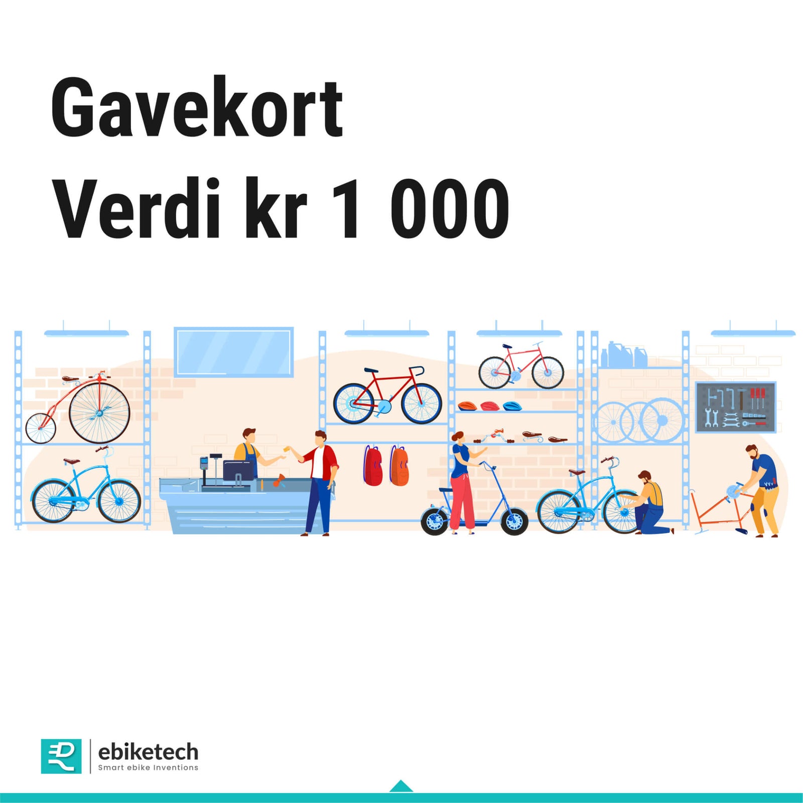Gavekort fra ebiketech - den perfekte gaveidé - ebiketech