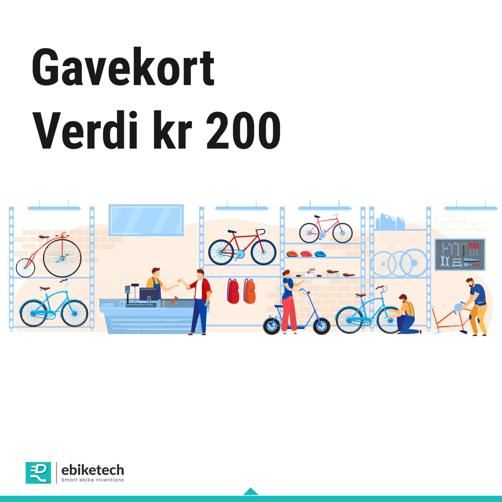 Gavekort fra ebiketech - den perfekte gaveidé - ebiketech