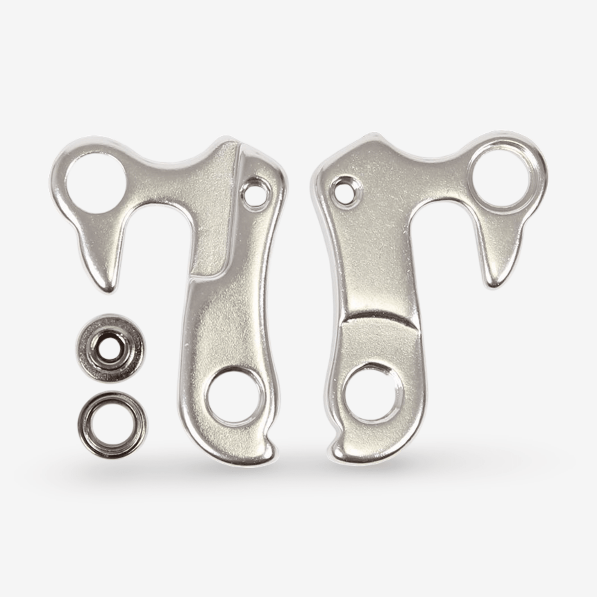 Gear hanger for trekking & MTB frames - alloy cast - mount with one screw/nut, outside assembling - ebiketech