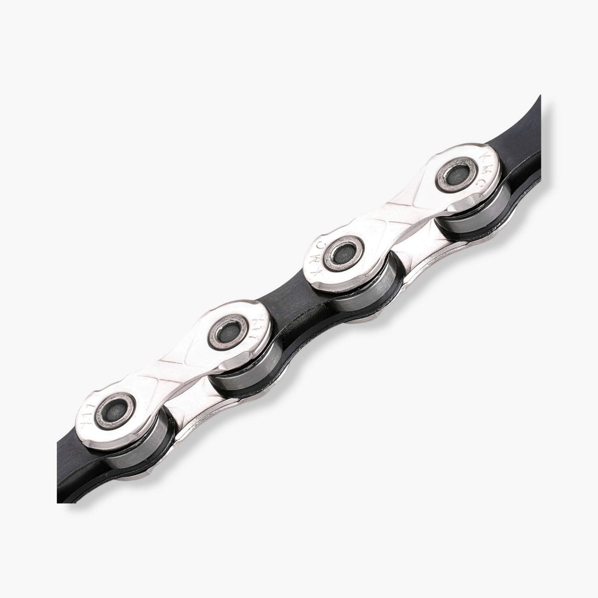 KMC X11-93 Sølv/Sort sykkelkjede 11-delt, 114 lenker, 257 gram - ebiketech