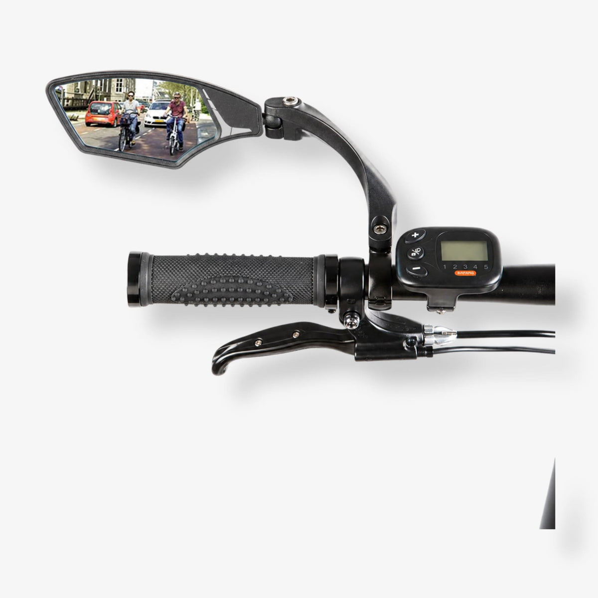 Mirage Luxury sykkelspeil med dimbart glass og styreklemme - venstre side - ebiketech